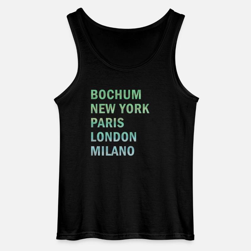Metropole Bochum - Gildan Männer Tank Top - Schwarz