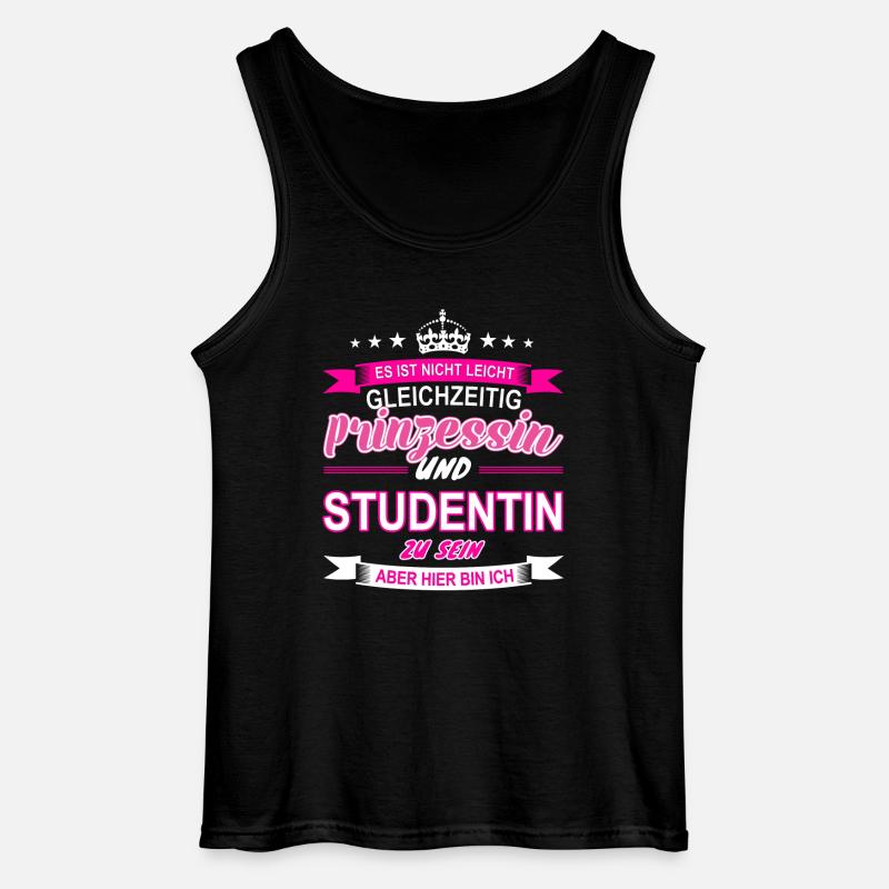 Studentin - Gildan Männer Tank Top - Schwarz