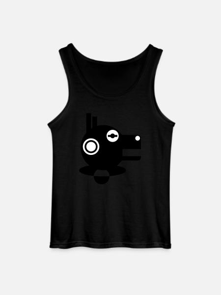 aliencow - Gildan Männer Tank Top - Schwarz