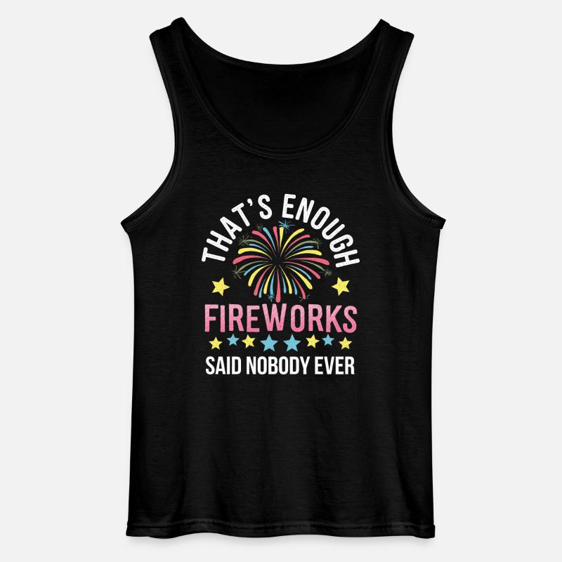 Pyrotechnics Fireworks Pyrotechnics - Gildan Men’s Tank Top - black