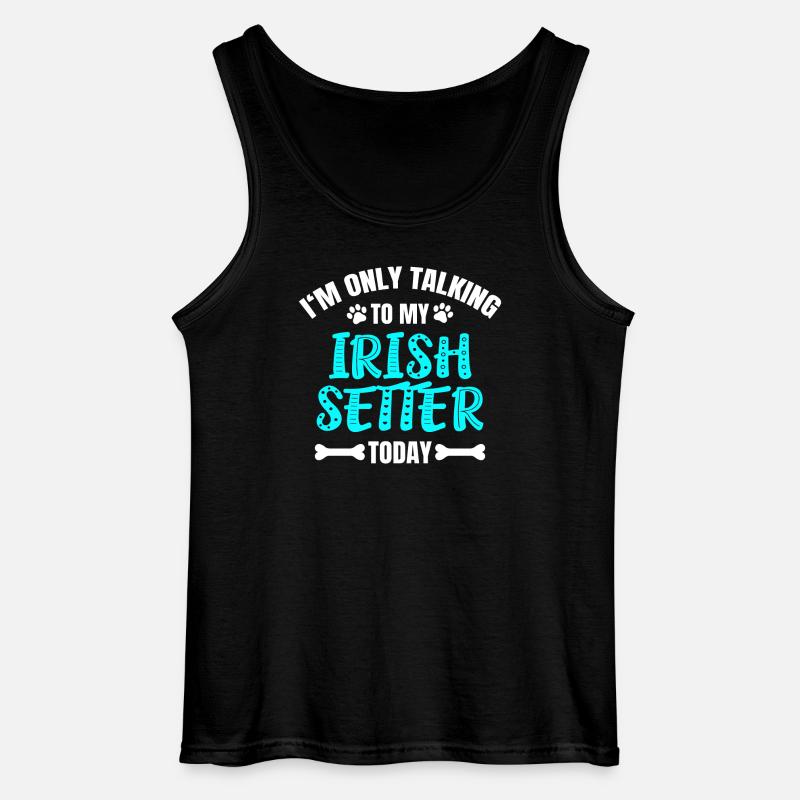 Irish Setter - Gildan Männer Tank Top - Schwarz