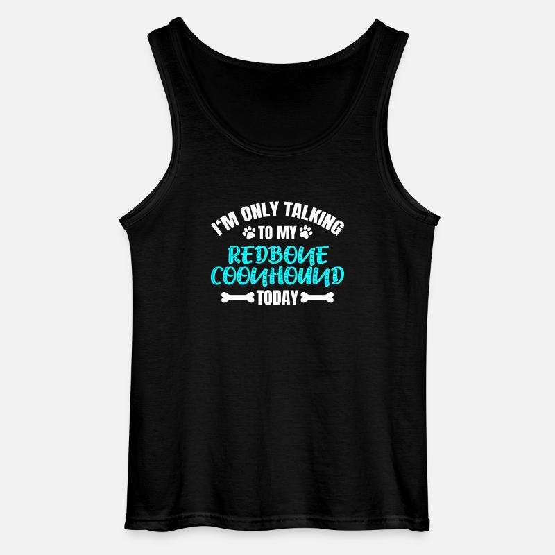 Redbone Coonhound - Gildan Men’s Tank Top - black