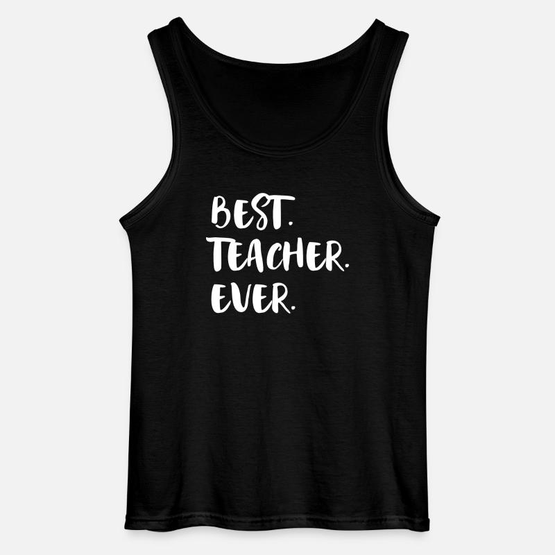 Beste Lehrerin - Gildan Männer Tank Top - Schwarz