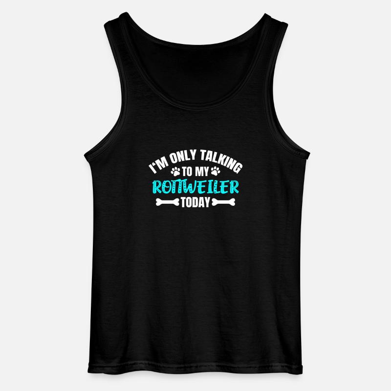 Rottweiler - Gildan Männer Tank Top - Schwarz