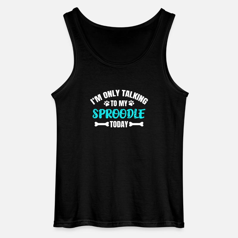 Sproodle - Gildan Men’s Tank Top - black