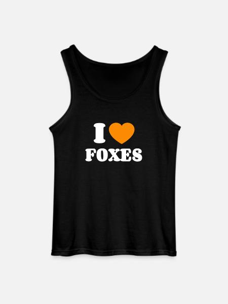 Dear foxes, - Gildan Men’s Tank Top - black