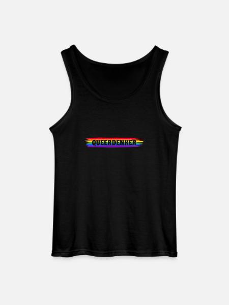 Queer Thinker - Gildan Men’s Tank Top - black