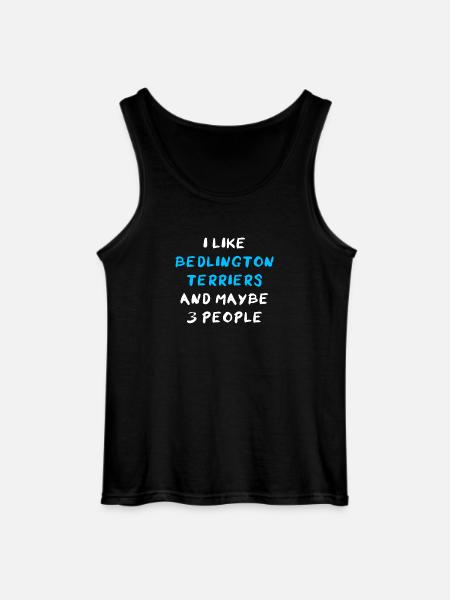 Bedlington Terrier - Gildan Männer Tank Top - Schwarz