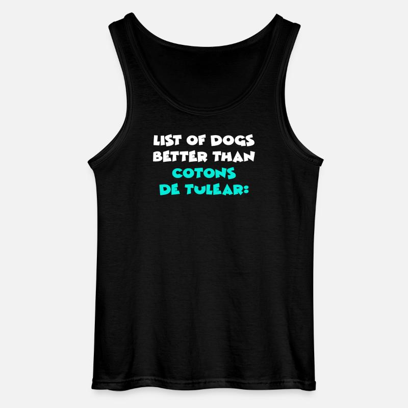 Coton de Tulear - Gildan Men’s Tank Top - black