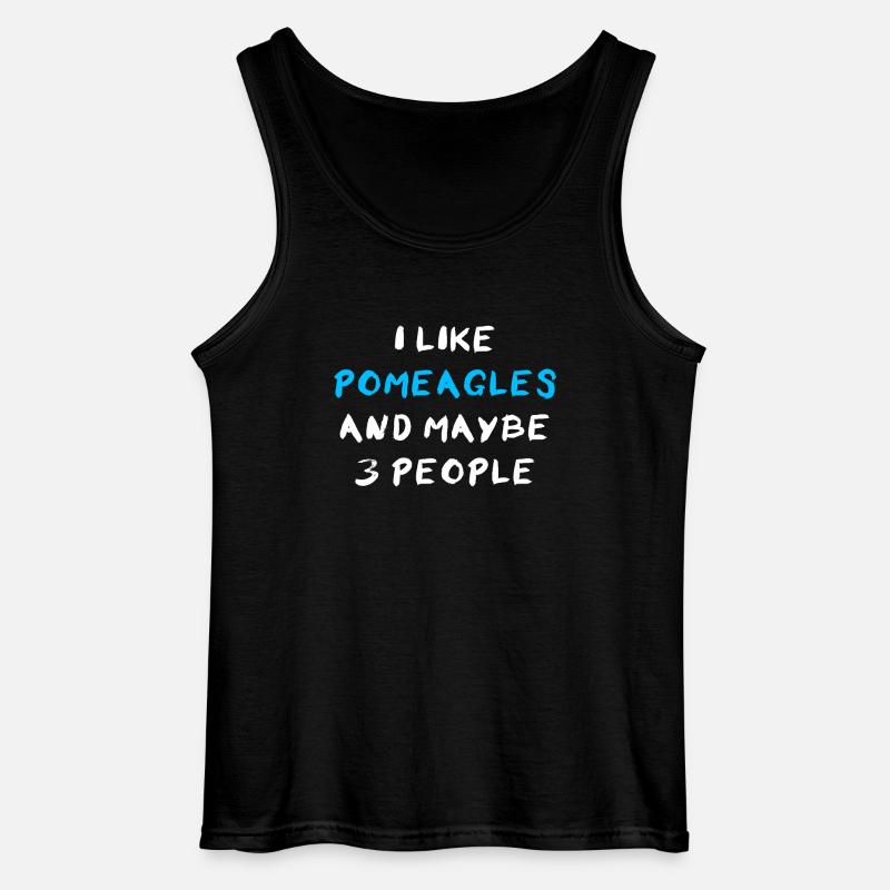 Pomeagle - Gildan Men’s Tank Top - black