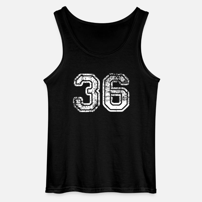 36 - Gildan Männer Tank Top - Schwarz