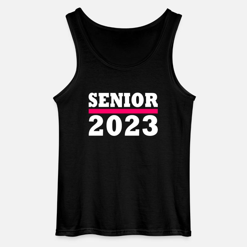 Senior 2023 - Gildan Männer Tank Top - Schwarz