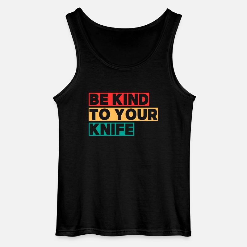 Be Kind! - Gildan Männer Tank Top - Schwarz