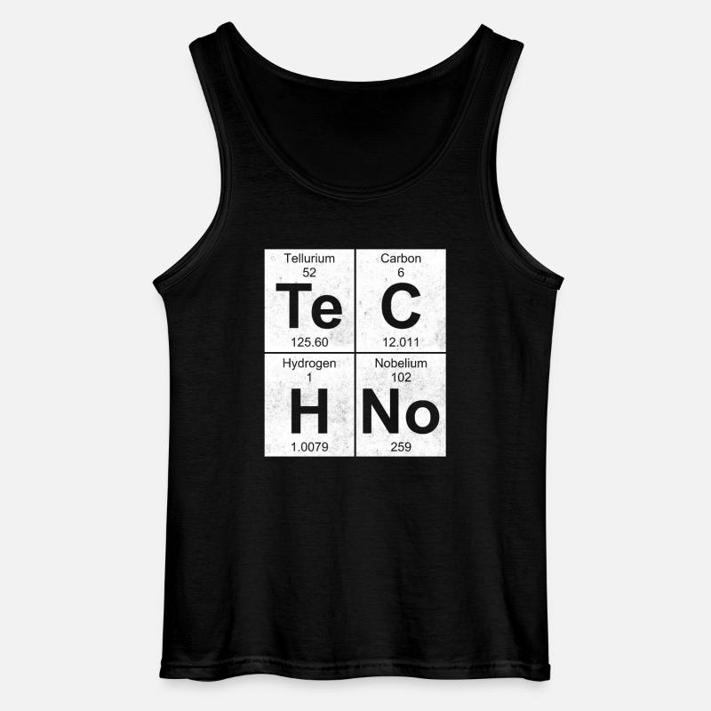 TeCHNo ELEMENTS BLOCKS - Gildan Männer Tank Top - Schwarz