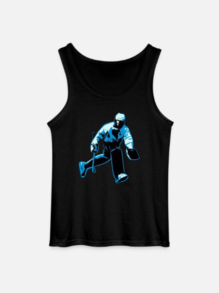 Feldhockey-Torwart - Gildan Männer Tank Top - Schwarz