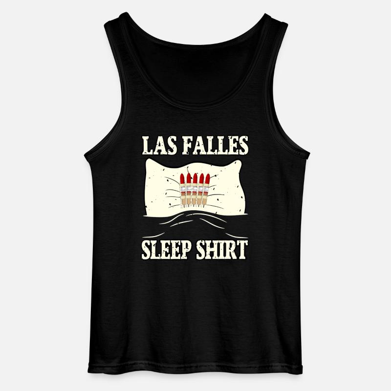 Fallas Sleepshirt - Gildan Männer Tank Top - Schwarz