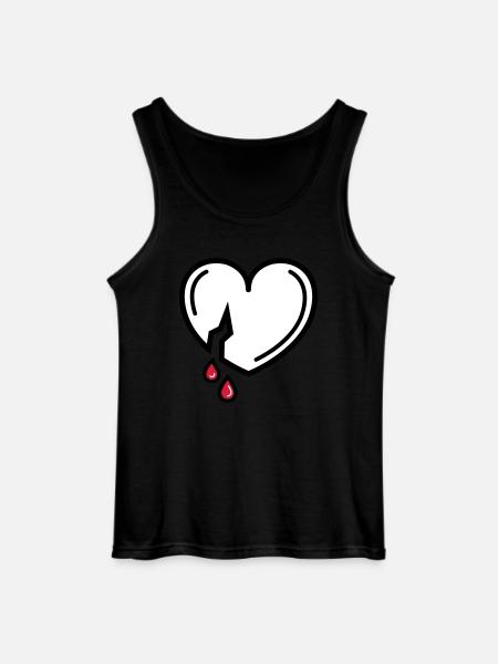 Bloody Love - Gildan Men’s Tank Top - black