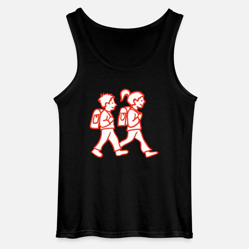 backpack suitcase backpack bag briefcase22 - Gildan Men’s Tank Top - black