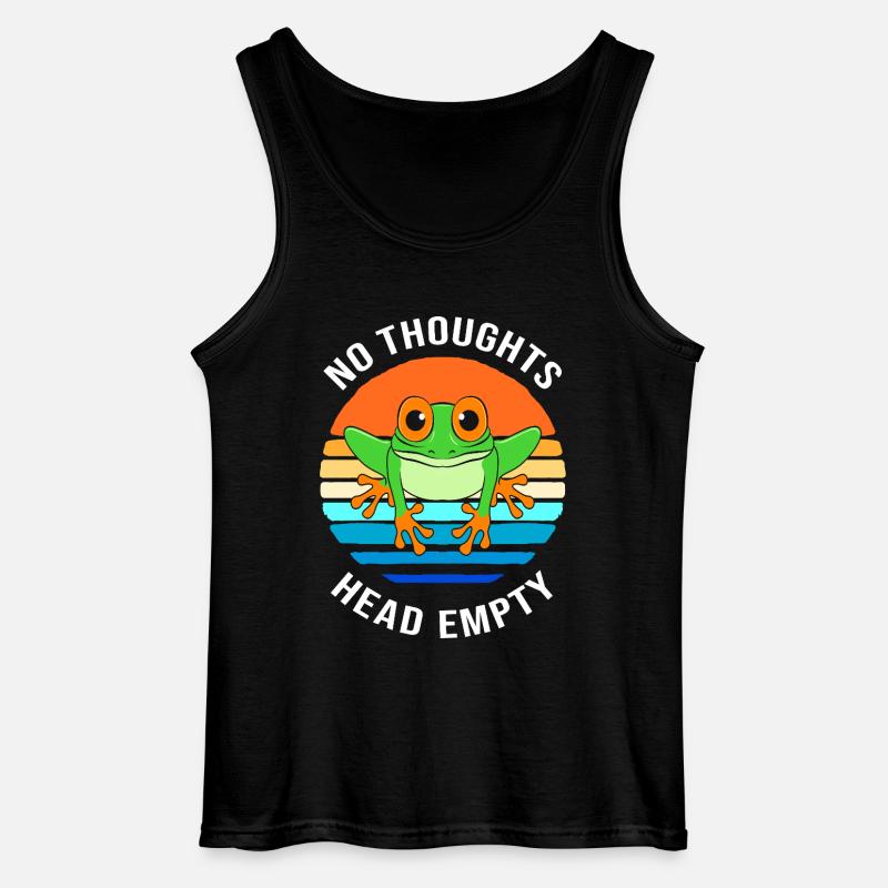 Frosch Laubfrosch - Gildan Männer Tank Top - Schwarz