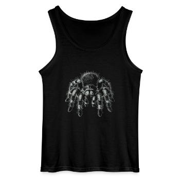 Grande tarentule poilue Tarentule - Débardeur Gildan Homme - noir - Devant - AI Model Male 185 dark (185cm)