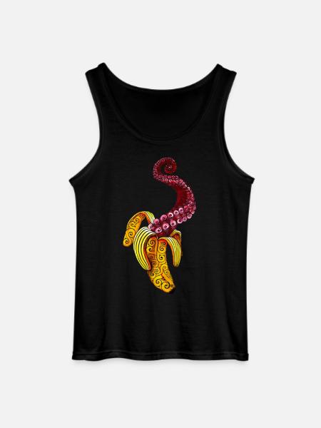 Wirbelnde Mutant-Banane - Gildan Männer Tank Top - Schwarz