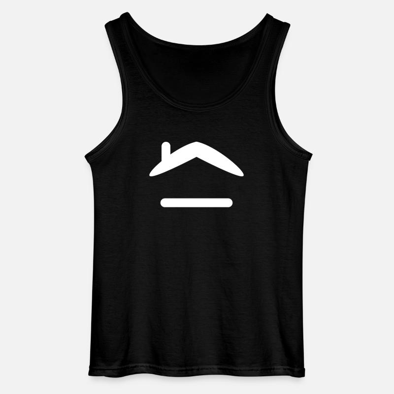 Dach - Gildan Männer Tank Top - Schwarz