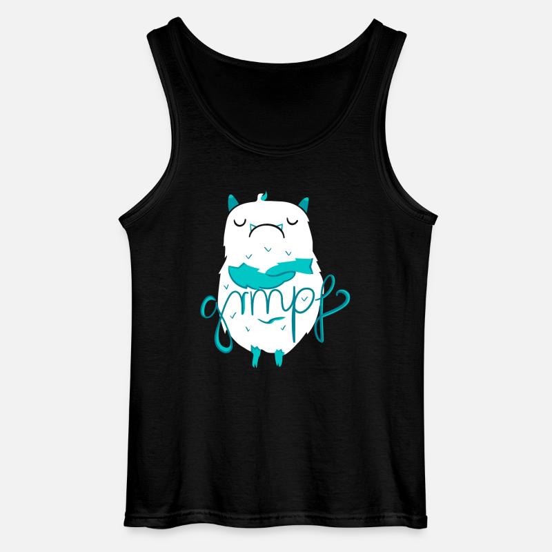 Mr. Grmpf - Gildan Männer Tank Top - Schwarz