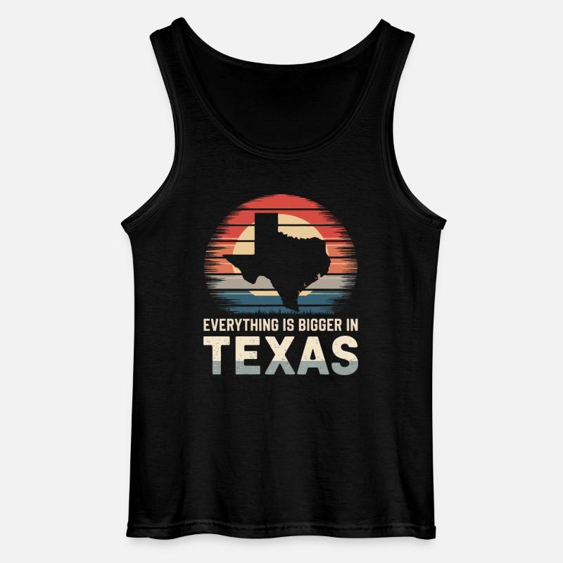 Texas State Texans Texas - Gildan Men’s Tank Top - black