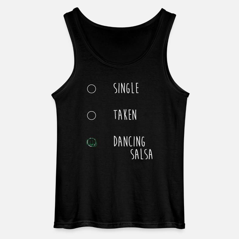 Salsa Tänzer Tänzerin - Gildan Männer Tank Top - Schwarz