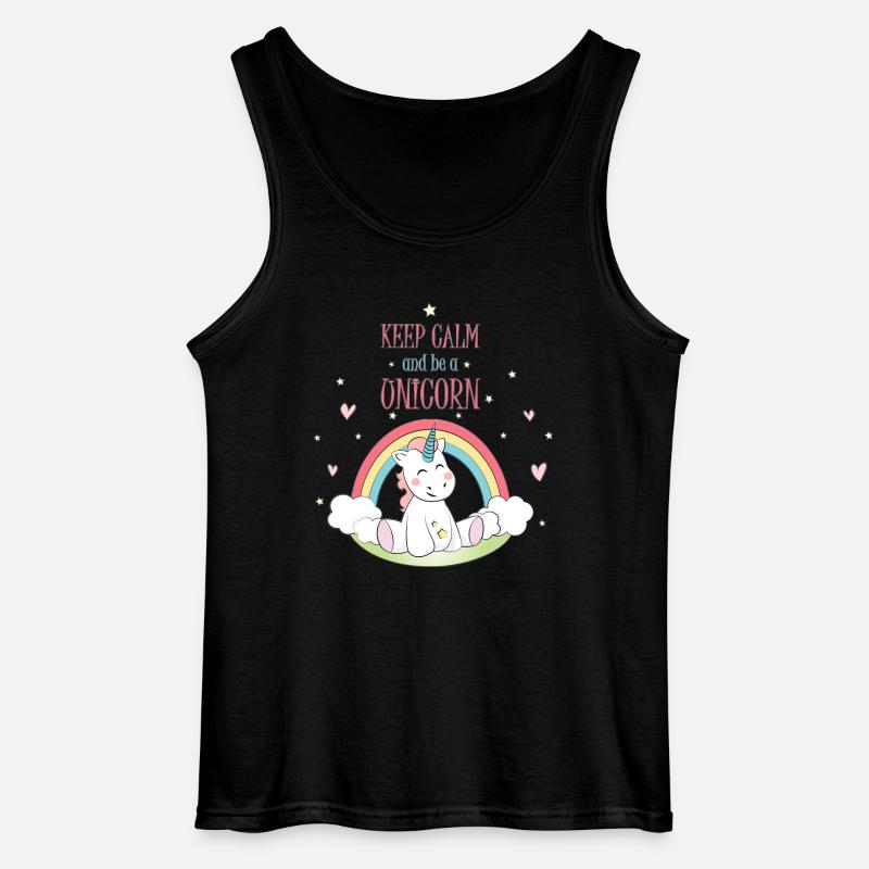 Unicorn - Gildan Männer Tank Top - Schwarz