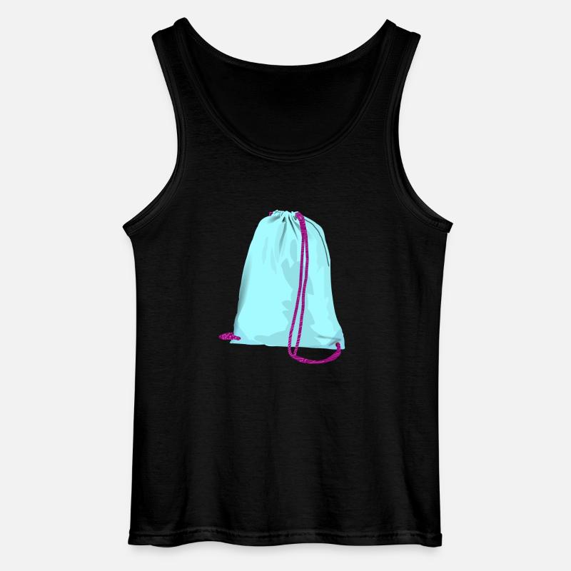 backpack suitcase backpack bag briefcase127 - Gildan Men’s Tank Top - black