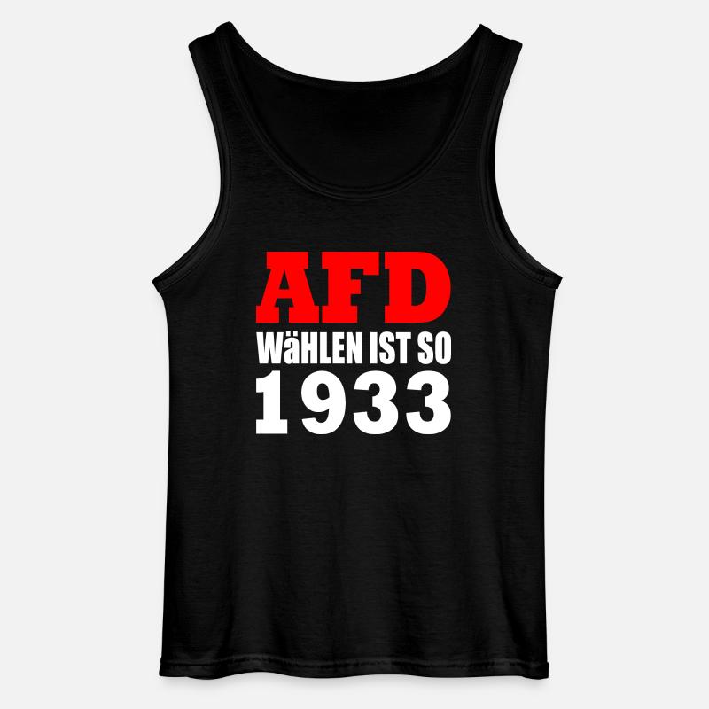 Afd wählen ist so 1933 - Gildan Männer Tank Top - Schwarz