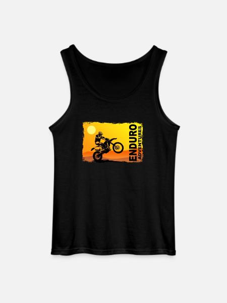 Enduro - Gildan Männer Tank Top - Schwarz