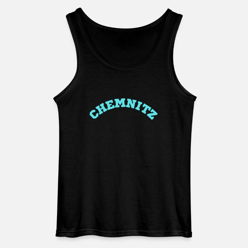 Chemnitz - Gildan Männer Tank Top - Schwarz