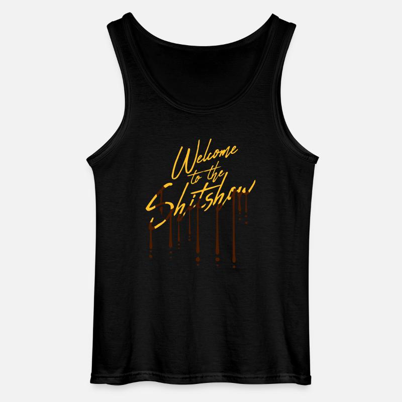 Graffiti Tropfen Shitshow - Gildan Männer Tank Top - Schwarz