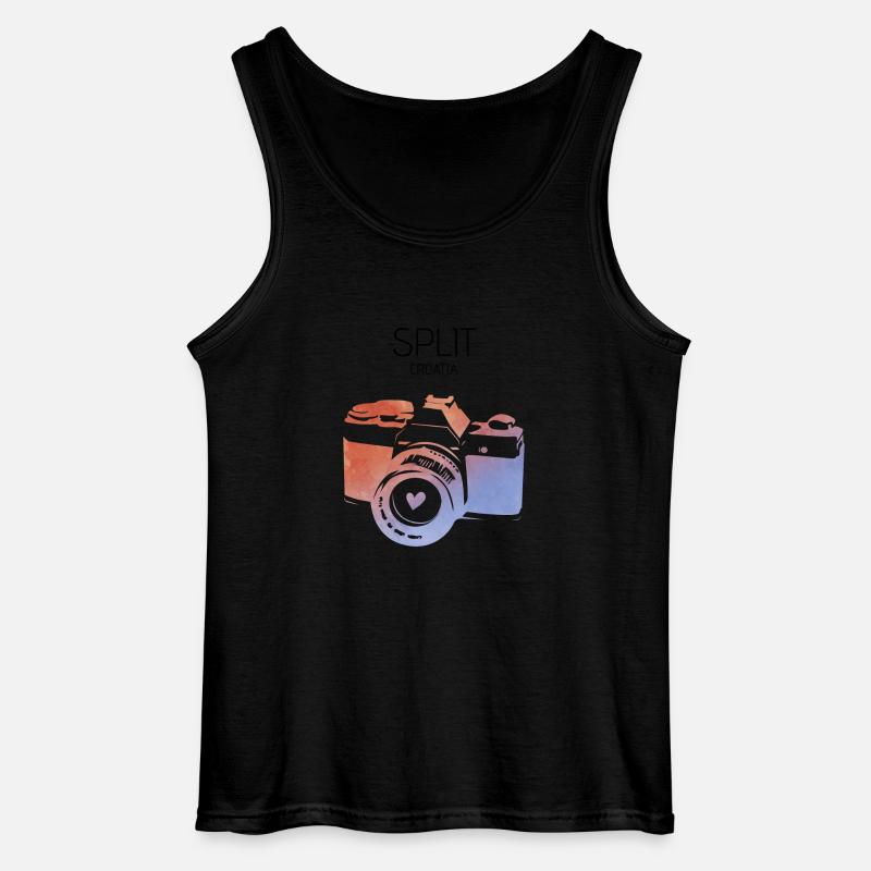 Split, Kroatien - Gildan Männer Tank Top - Schwarz