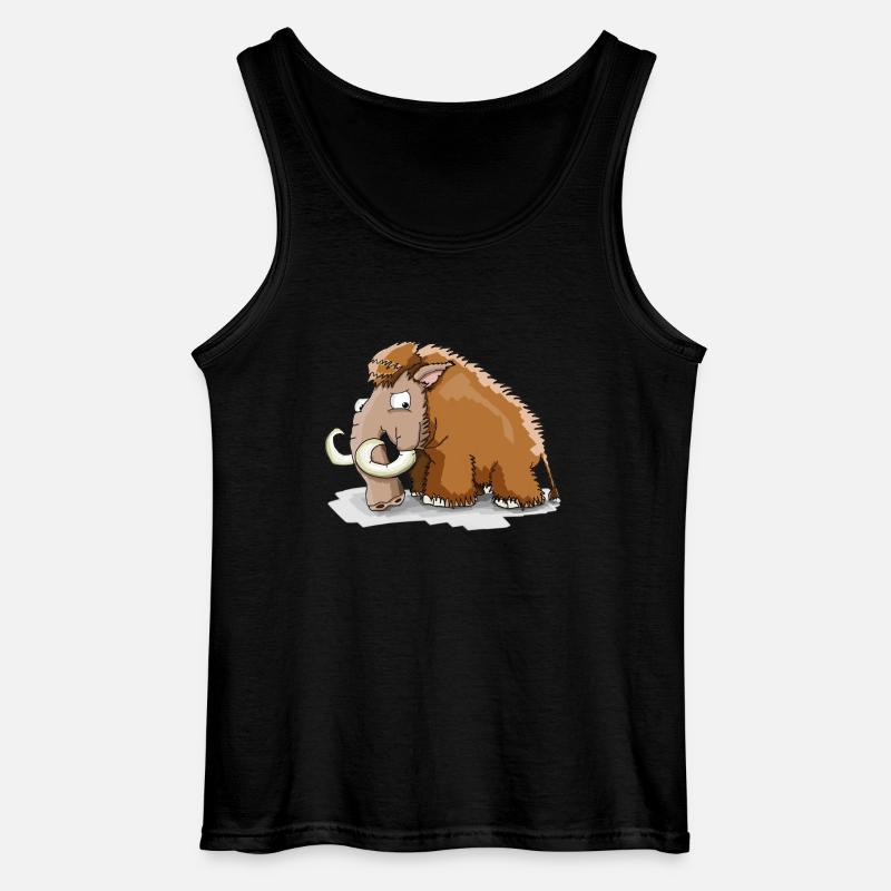 Grumpy Mammut! Geschenk Idee - Gildan Männer Tank Top - Schwarz