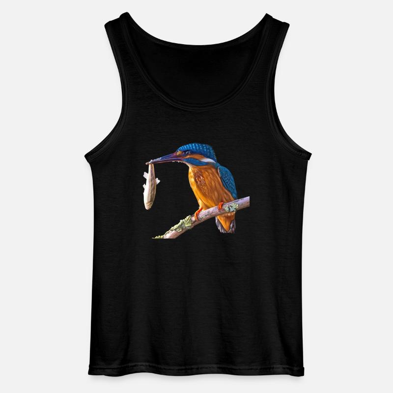 kingfisher eisvogel - Gildan Männer Tank Top - Schwarz
