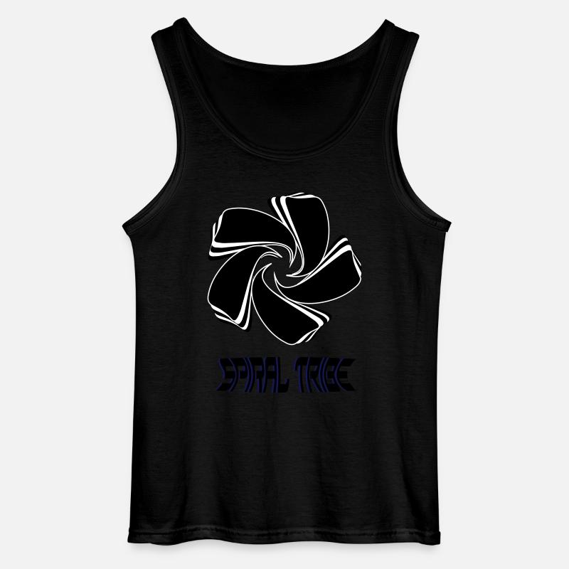 Spiral Tribe - Gildan Männer Tank Top - Schwarz