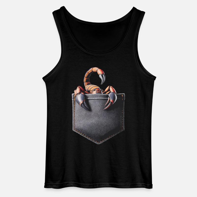 Skorpion - Gildan Männer Tank Top - Schwarz