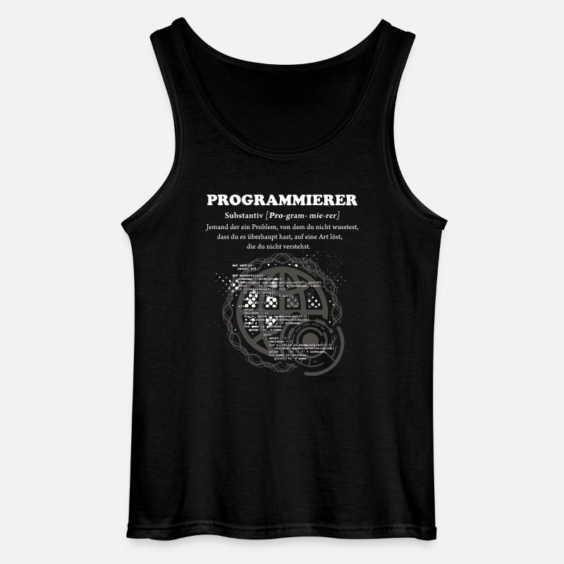 Programmierer Duden - Gildan Männer Tank Top - Schwarz