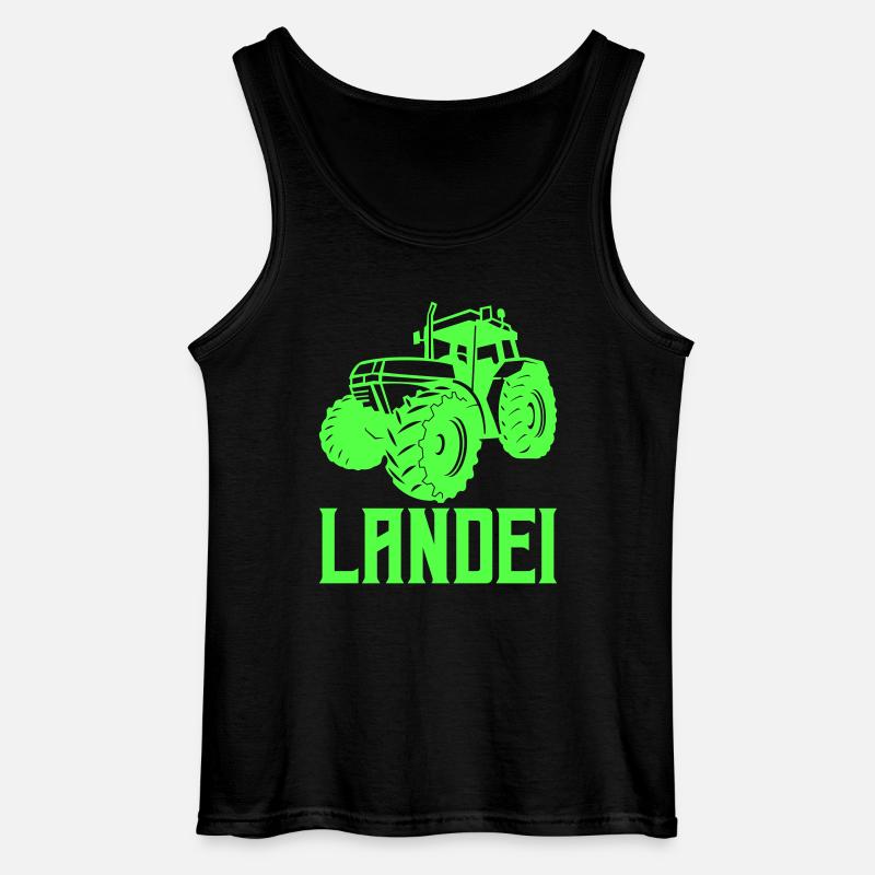 traktor landei 1 - Gildan Männer Tank Top - Schwarz