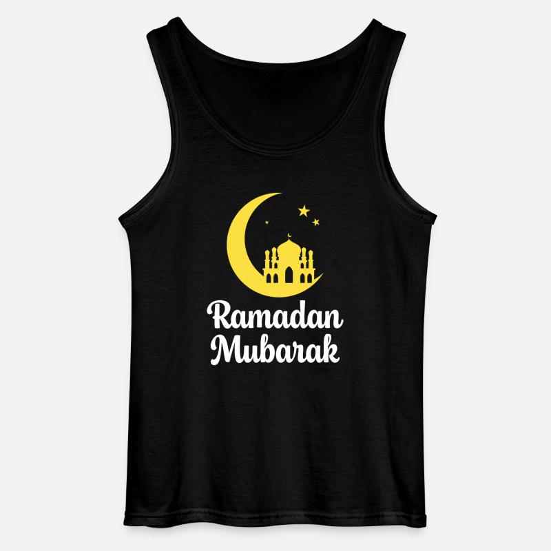 Ramadan Murbarak - Gildan Männer Tank Top - Schwarz