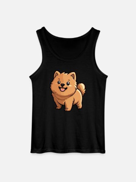 Chow Chow Dog Cute - Gildan Men’s Tank Top - black