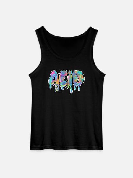 ACID DRIPPY - Gildan Männer Tank Top - Schwarz
