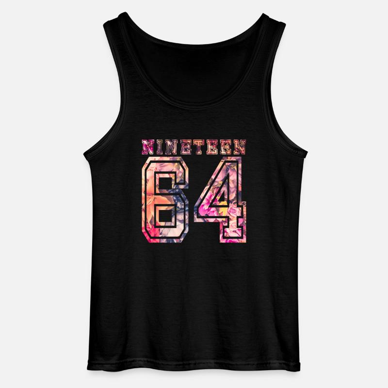 NINETEEN 1964 B - Gildan Männer Tank Top - Schwarz