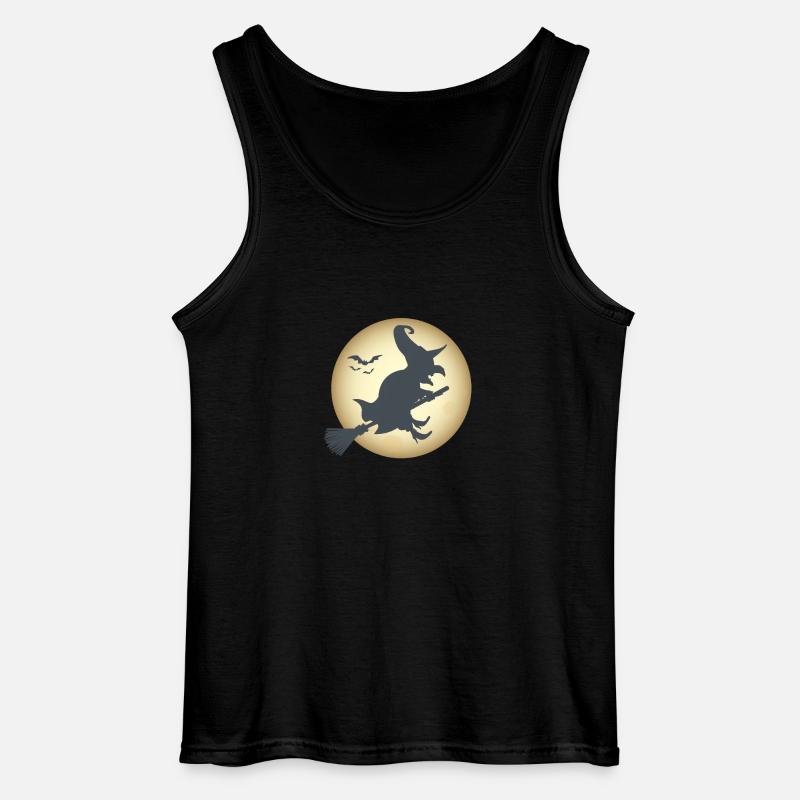 Hexe - Gildan Männer Tank Top - Schwarz