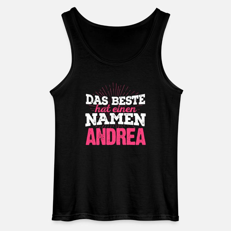 ANDREA - das Beste - Gildan Männer Tank Top - Schwarz