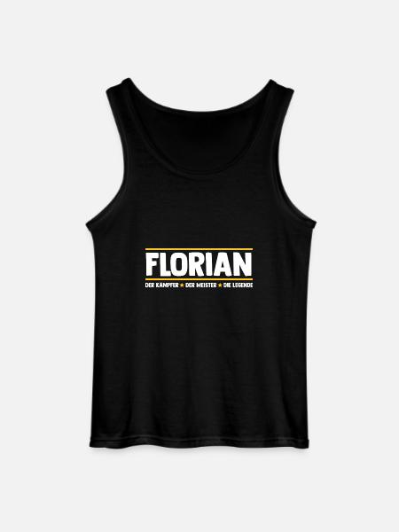Florian - Gildan Men’s Tank Top - black