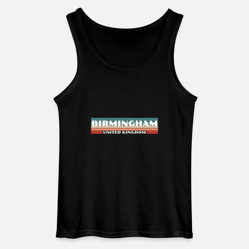 Birmingham UK Britisch Brite - Gildan Männer Tank Top - Schwarz